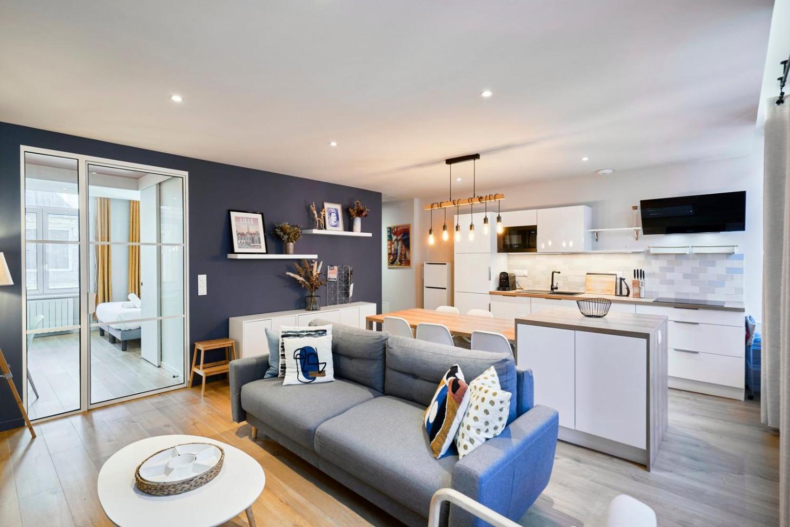 Apartment With Parking In The Heart Of Old Lille Kültér fotó